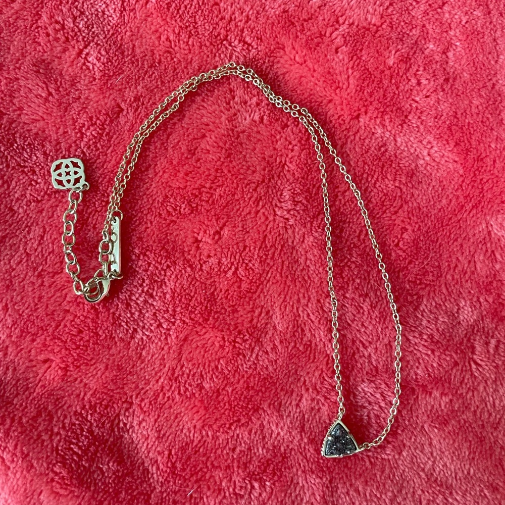 Kendra Scott gold Druzy necklace - Picture 1 of 2